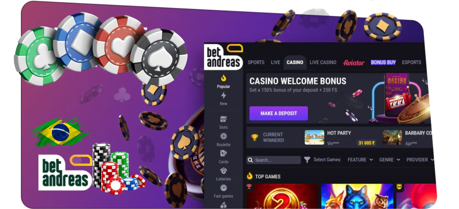 Métodos de Depósito e Retirada