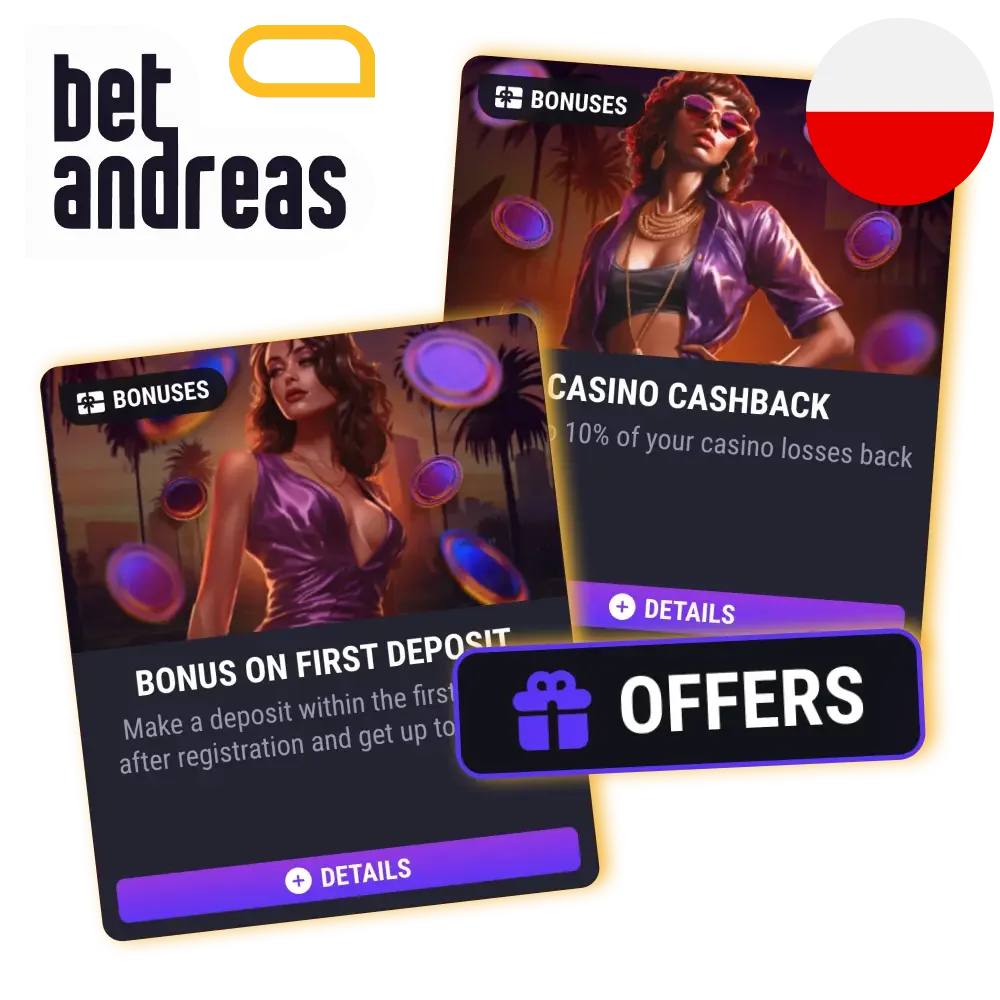 Bonusy dla Graczy Betandreas