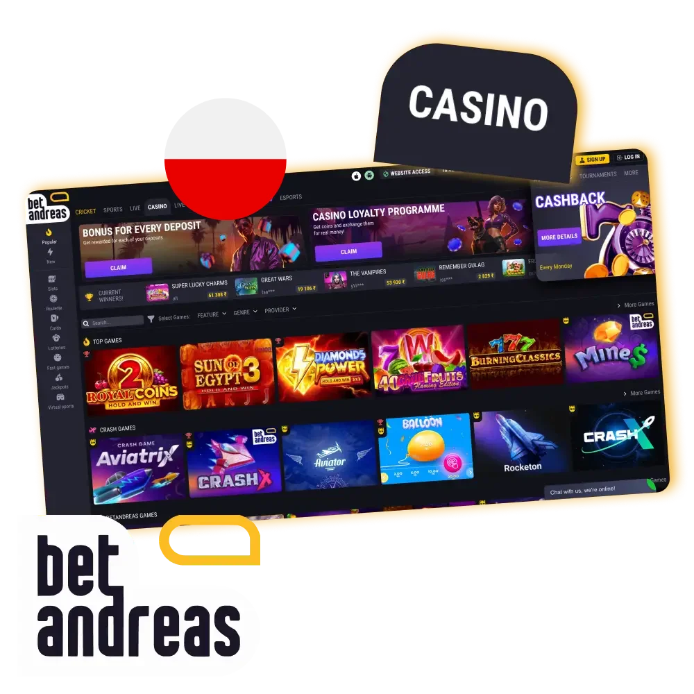 Przewodnik po Kasynie Online Betandreas i Zakładach Sportowych