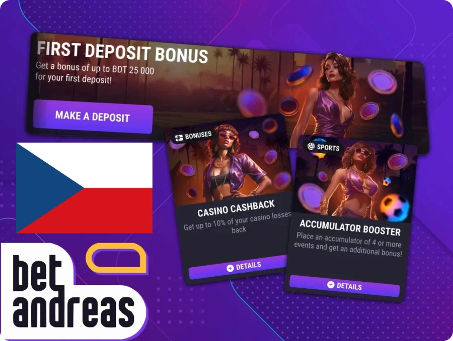 Bonusy pro Hráče Betandreas